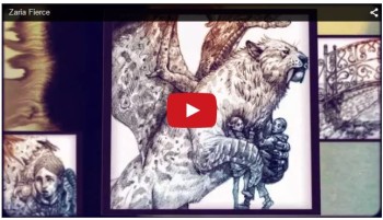 book trailer for Zaria Fierce and the Secret of Gloomwood Forest